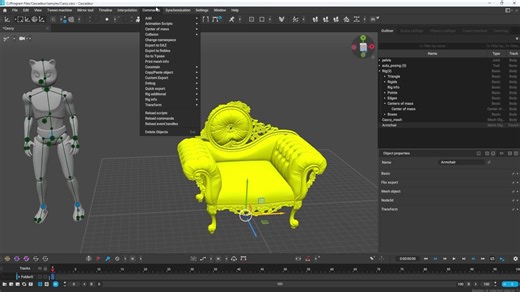 Cascadeur - 生成碰撞网格