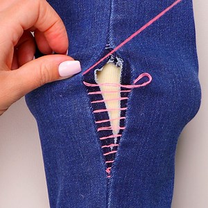 45K views · 113 reactions | Invisible stitch hand sewing made easy! ✨瑱 | Make-Up & Hair Tutorials | Facebook