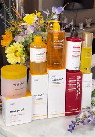 [NEW] [medicube] Smooth & Clear Body Care Set | Hypochlorous Acid Body Peel Shot, Kojic Acid Turmeric Body Wash, Toner Pad, Toner, Mist | Exfoliating for Dead Skin Cells & Excess Sebum & Clearing for After Spots, Texture & Uneven Skin Tone | K-Beauty… Buy one today!! Disclaimer: Final price / shipping / coupons / discounts may differ based on your TikTok account, available coupons, and current promotions. Always refer to product listing for up-to-date offers. #tiktokshopcreatorpicks #medicube