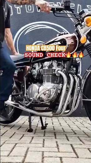 Honda CB500 Four by Motodax Motorcycles🔥😲 SOUND CHECK🔥 #shorts #hondacb500 #cb500