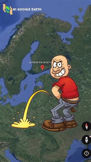 I Found Very Funny 😂 Man On Google Earth And Google Maps 🌎#map #googleearth #shots #usa
