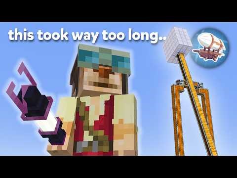 I Spent All Day Making a Trebuchet with Create Aeronautics