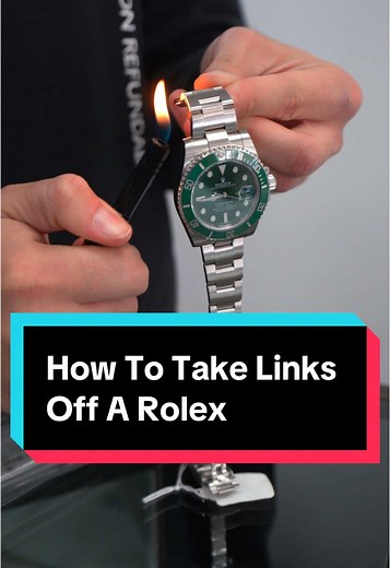 How to Remove and Add Links to a Rolex Watch