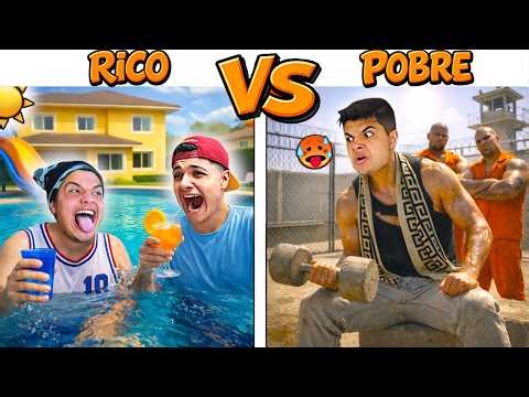 Extreme heat at the pool or in prison? (Rich vs. Poor Episode 33)