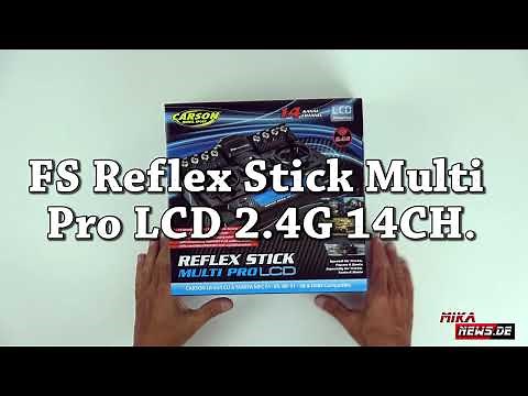 FS Reflex Stick Multi Pro LCD 2.4G 14CH - Stick transmitter - What's in - Settings, Binding