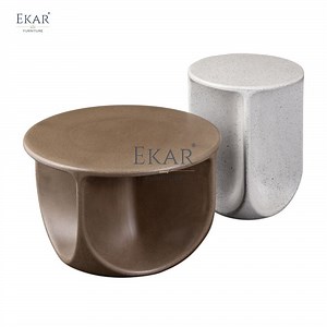 [Hot Item] New Design Modern Art Style Unique Cement Corner Table