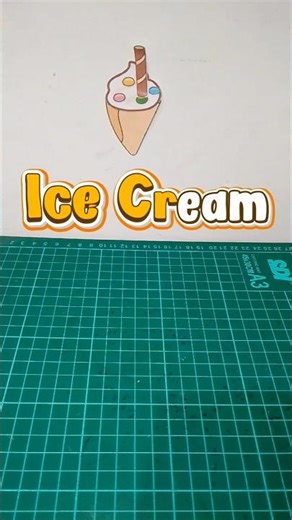 DIY Ice Cream Paper Toy 🍦🤎 | Cute Kids Paper Craft Food #homemadepapercraft #papertoy