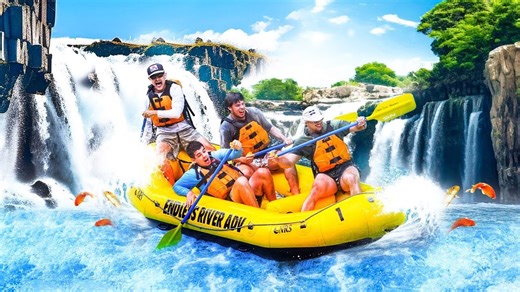 I fell overboard!🤯 My wild river escape