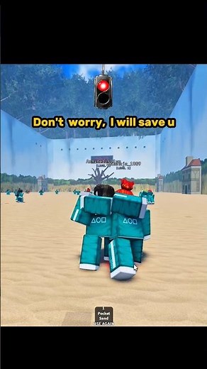 😱 HELPING MY FRIEND SURVIVE RED LIGHT GREEN LIGHT! Roblox Squid Game 🚦