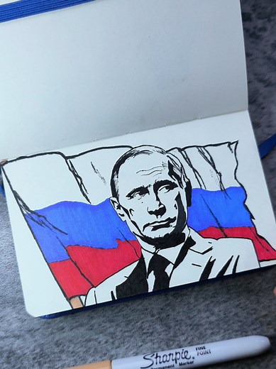 How to draw Russia 🇷🇺🔥 #howtodraw #drawingtutorial #artist #russia #putin