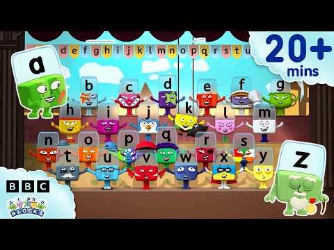 Let's Sing the Alphabet Song | Learn to Read and Spell for Kids Compilation | Alphablocks