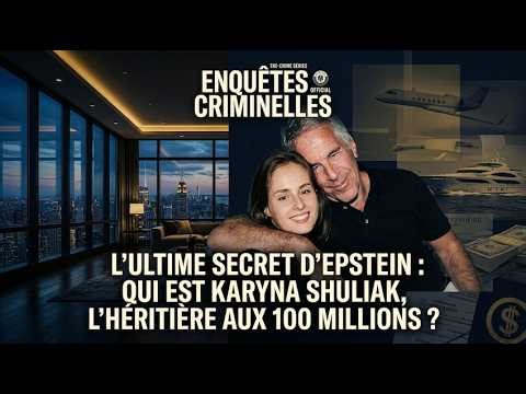 L'ULTIME SECRET D'EPSTEIN : Qui est Karyna Shuliak, l'héritière aux 100 millions ?