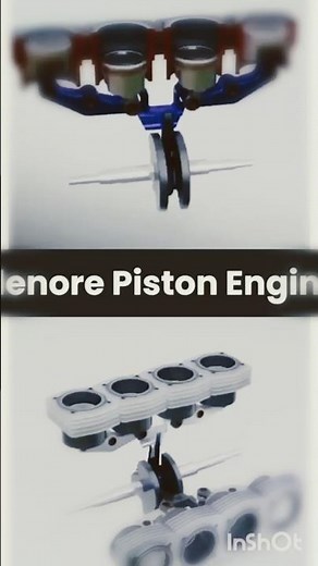 🔥4 Cylinder Piston Engine Working Animation | How Engine Piston Works Step by Step"