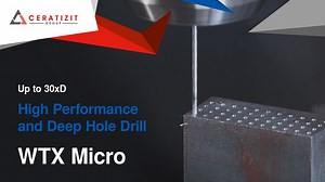 Micro and deep hole drill range: WTX – Micropilot micro pilot drill and WTX – Micro micro deep hole drill