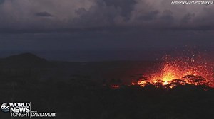 22K views · 307 reactions | SET TO BLOW? Authorities in Hawaii are warning residents that an "explosive eruption" of lava and rock may be imminent after another new fissure opened up on Kilauea Sunday, with the volcanic activity seen here in dramatic new footage. https://abcn.ws/2KeVnh9 | ABC World News Tonight with David Muir | Facebook