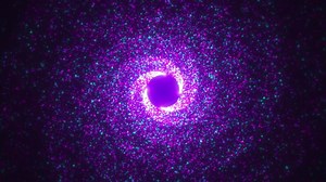 Opening intro with Flashlight and particles