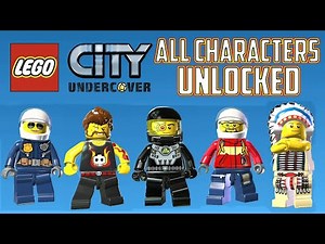 100% LEGO City Undercover: All Characters Unlocked and Revealed!⭐