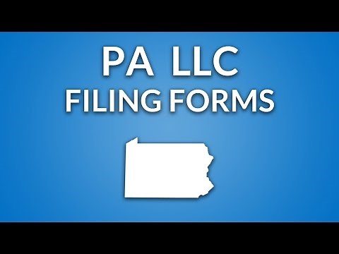 Pennsylvania LLC - Certificate of Organization