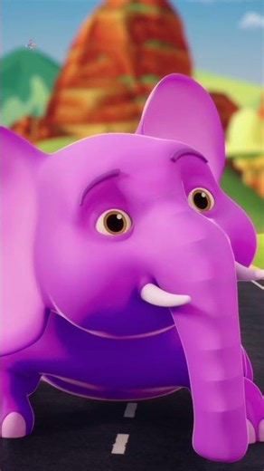 Ek Mota Hathi Ghumne Chala, एक मोटा हाथी #shorts #rhymes #babyvideos #preschool #poems #viral