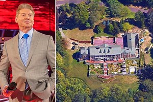 Take a look at WWE owner Vince McMahon's £32m mansion with nine bathrooms, gym and pool