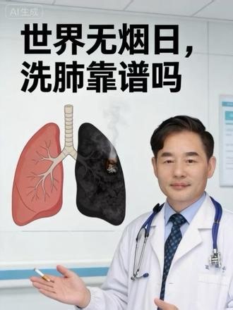 每天1包烟，10年后肺会变成这样——别再信\"洗肺\"能救你#世界无烟日 #远离烟草 #洗肺 #抖出健康知识宝藏 #心血管汤医生