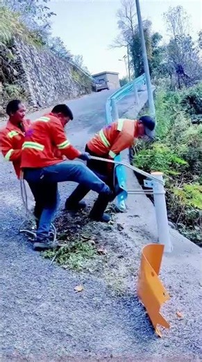 Installing Guardrails to Ensure Road Safety!