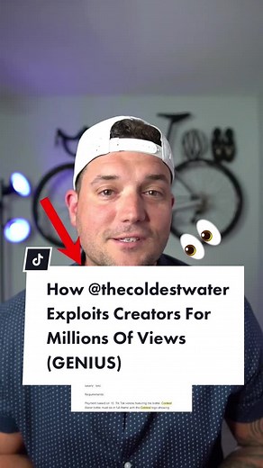 How @thecoldestwater Exploits Creators For Millions Of Views (GENIUS) #waterbottles #coldest #coldestbottle #coldestwaterbottle #