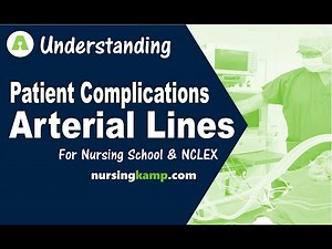 What are Arterial Lines A Lines ICU Dicrotic Notch dampening Allens Test Nursing NCLEX review 2019