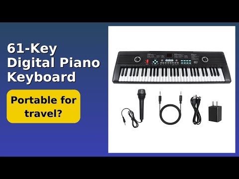 REVIEW (2025): 61-Key Digital Piano Keyboard. Features.