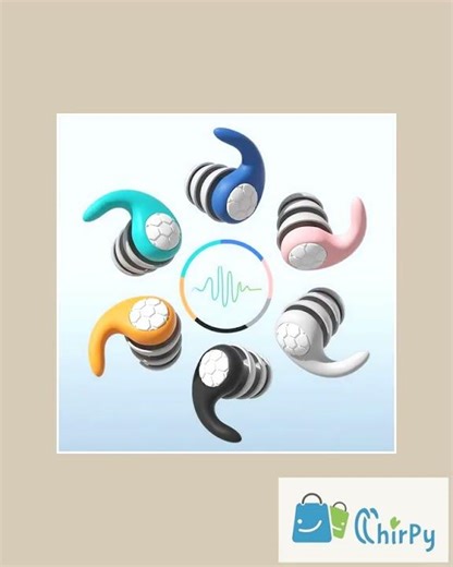 1 Pair of Soft Silicone Earplugs with Noise Cancellation, Waterproof, Comfortable To Wear, Suitab...