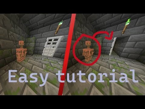 Copper golem door combination easy tutorial (Minecraft java and bedrock)
