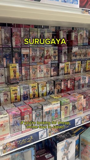 146K views · 81 reactions | The best place to find second hand games and anime toys in Japan isn’t Book Off, it’s Surugaya! I’ve been to their stores in Kyoto, Yokohama and Nagoya and found so much awesome CHEAP merch at each store, including Sanrio, Kirby, Animal Crossing, Evangelion, Dragon Ball, Kitaro and more. #surugaya #anime #sanrio #evangelion #kitaro #kirby #animalcrossing | Levins Online | Facebook