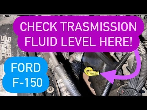 HOW TO CHECK THE TRANSMISSION FLUID LEVEL AND ADD MORE FLUID FORD F150