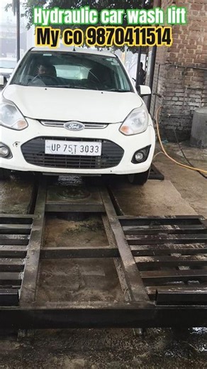 hydraulic car wash lift installation complete testing the best car lift