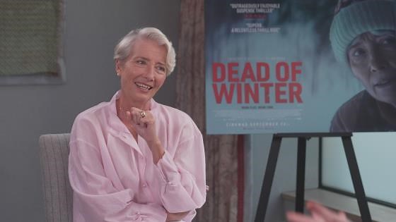 Dame Emma Thompson's HILARIOUS stories from Dead of Winter