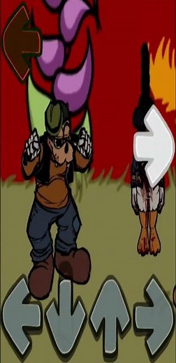 FNF: Gawrsh | friendly face (Hard Mod) Friday Night Funkin'🎶#Shorts