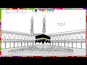 How to Draw KAABA, Makkah Madina | Learn By Art