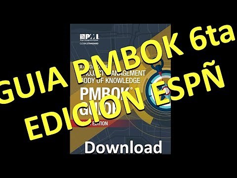 Libro PMBOK Sexta Edicion ESPAÑOL