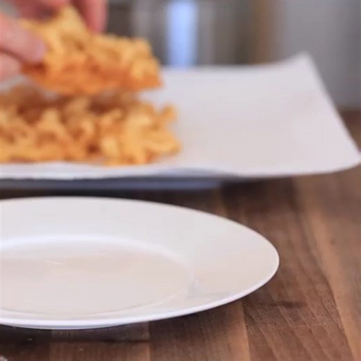 Irish whiskey funnel cake & salted chocolate