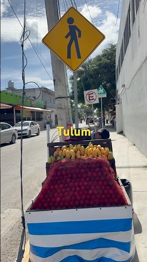 Best Street Food in Tulum Pueblo 🌮 Authentic Mexican Flavors #shorts
