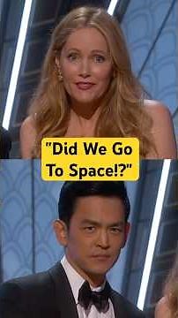 John Cho & Leslie Mann (Badly) Explain Movie Magic at the 89th Oscars!