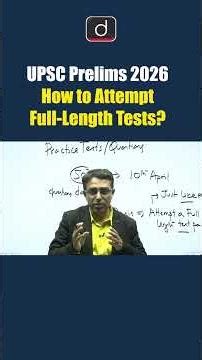 UPSC Prelims 2026 | Full-Length Tests | Drishti IAS English | #shorts #UPSC #Test #UPSCPreparation