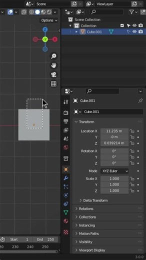 How to Lock Object Movement in Blender | Beginner Tip #blendershorts #blendertutorial