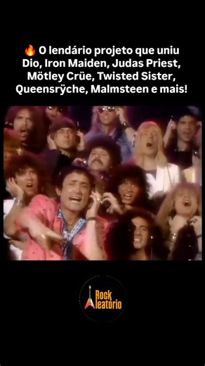 Rock Aleatório on Instagram: "🔥 O lendário projeto que uniu Dio, Iron Maiden, Judas Priest, Mötley Crüe, Twisted Sister, Queensrÿche, Yngwie Malmsteen e mais! Siga @rock.aleatorio e nossos parceiros! O Hear 'n Aid foi um projeto único na cena heavy metal/hard rock da década de 1980, com o objetivo de arrecadar dinheiro para o combate à fome na África. De acordo com o perfil de Ronnie James Dio no MySpace, a iniciativa arrecadou US$ 1 milhão em um ano. 🎶 A música “Stars” foi gravada em 20 e 21 