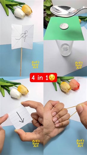 ⁠🪄 DIY Creative Crafts idea 🤠 ‪@ArasEasyArt‬ #diy #viral #ytshorts