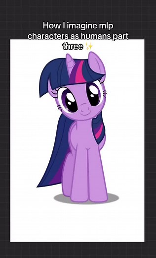 How I Imagine MLP Characters as Humans: Twilight Sparkle Fanart