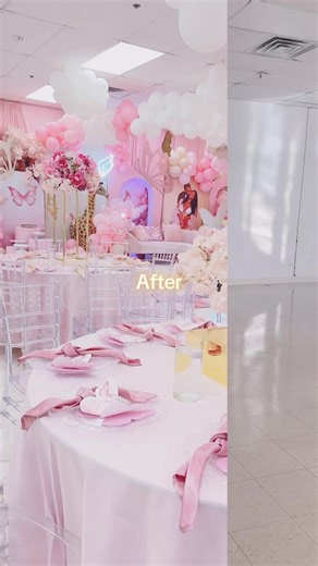 We had the honor of recreating one of our past butterfly events but this one was Garden of Eden, and this one came out so beautiful. 🦋 The soft shades of pink and nude added the sweetest touch, making this setup feel fresh, delicate, and oh-so dreamy. #ButterflyTheme #ButterflyDecor #ButterflyEvent #ButterflyParty #ButterflyDreams | A-ONE Design & Events LLC.
