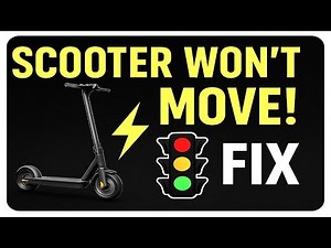 Throttle problems ? Scooter Turns On But Won’t Move? 🚦 Fix | E-Scooter Repair Guide