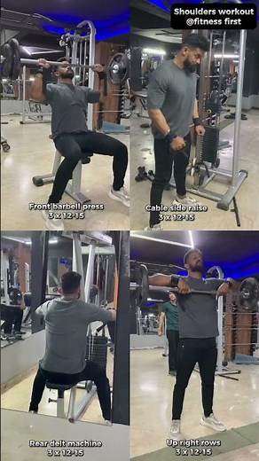 No Stress Shoulder Workout You Can Do Anytime 😈 shoulder workout at gym #shorts