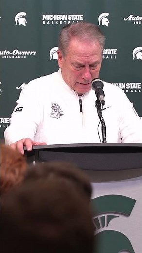 Tom Izzo talks loss to No. 3 Michigan